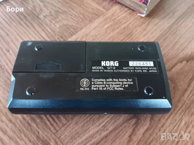 KORG GT-2 китарен тунер , снимка 4 - Китари - 50355334