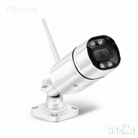 Външна 3MPX WiFi камера с метален корпус, нощно виждане до 40 метра!, снимка 3 - IP камери - 52181969