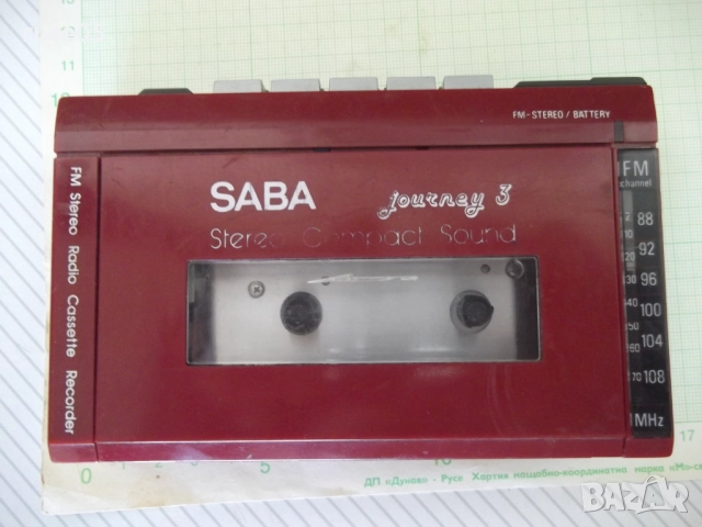 Радио касетофон "SABA - journey 3" работещ, снимка 2 - Радиокасетофони, транзистори - 51597460