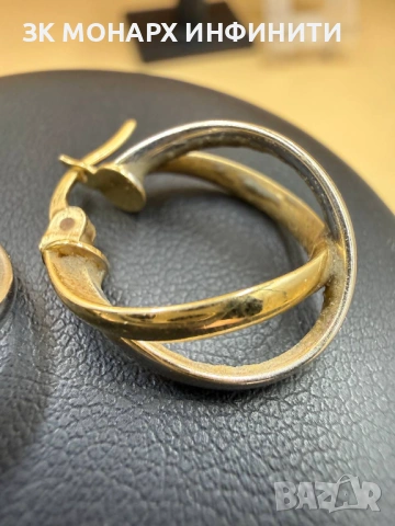 Златни обеци /585/, снимка 3 - Обеци - 53405376