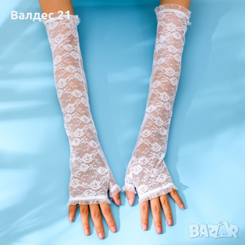 Секси  дантелени ръкавици, снимка 4 - Други - 36273456