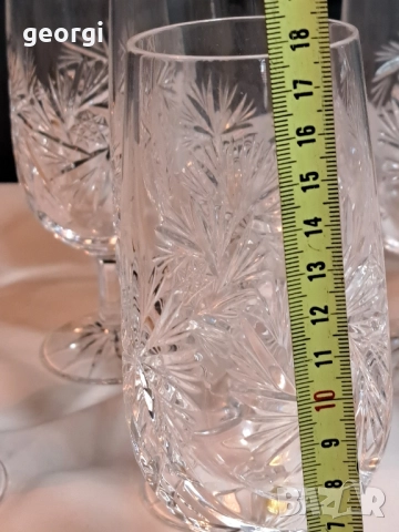 немски кристални чаши оловен кристал 29/1, снимка 10 - Чаши - 52027128