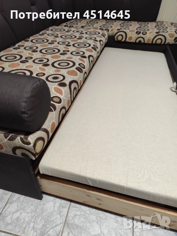 Диван ъглов 190/170/90 см, снимка 4 - Дивани и мека мебел - 51223430