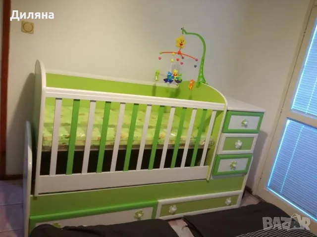 Детско легло 2в1