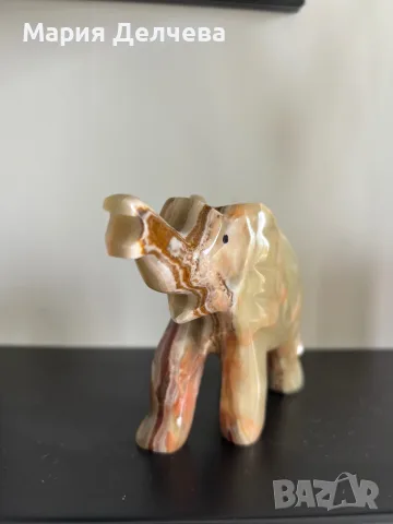 Декоративна фигура Слон (камък) , снимка 3 - Декорация за дома - 56187580