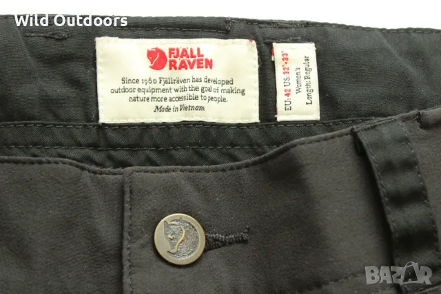 FJALLRAVEN Keb W trousers - дамски туристически панталон, размер 42 (L), снимка 6 - Спортни екипи - 56238039