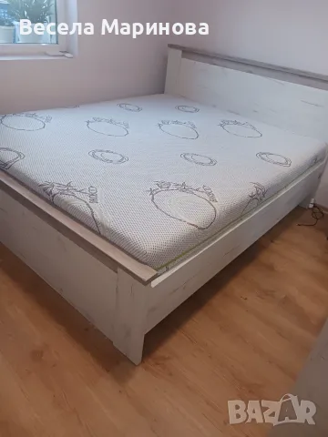 Спалня+матрак и гардероб , снимка 2 - Спални и легла - 55806356