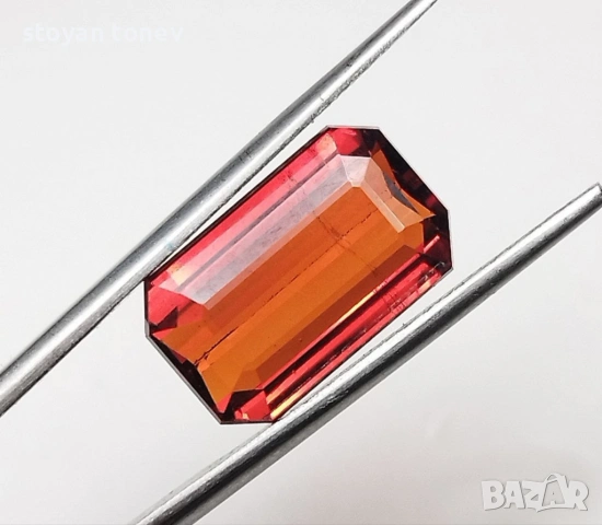 Изключителен 5.04кт Vivid оранжев спесартит гранат от Нигерия! Сертифициран! Нов!, снимка 10 - Други - 53690649
