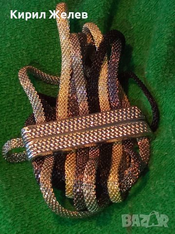 КРАСИВА СТИЛНА ФЕШЪН ГРИВНА от СРЕБРИСТА БЛАГОРОДНА НЕРЪЖДАЕМА СТОМАНА с МАГНИТНА ЗАКОПЧАЛКА 26544, снимка 3 - Гривни - 41753233