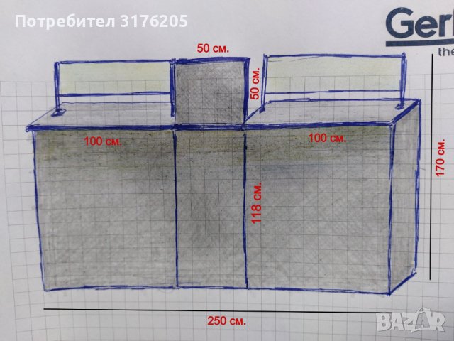 Търговско оборудване / щанд за каса Изипей, застраховки и т.н , снимка 7 - Стелажи и щандове - 41262758