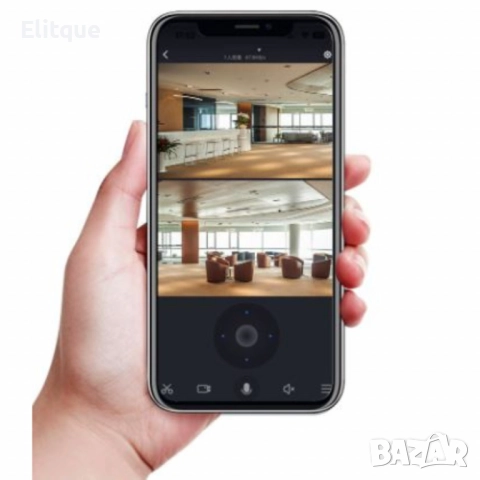 Високотехнологична външна камера за наблюдение с интелигентно нощно виждане и 360° ротация 8 пъти оп, снимка 2 - Друга електроника - 52744031