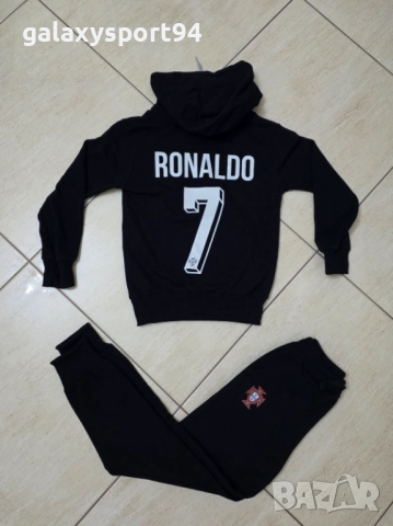 Детски Анцуг Роналдо Ал Насър 2026г Син цвят Кристиано Роналдо Памучен, снимка 8 - Футбол - 51435806
