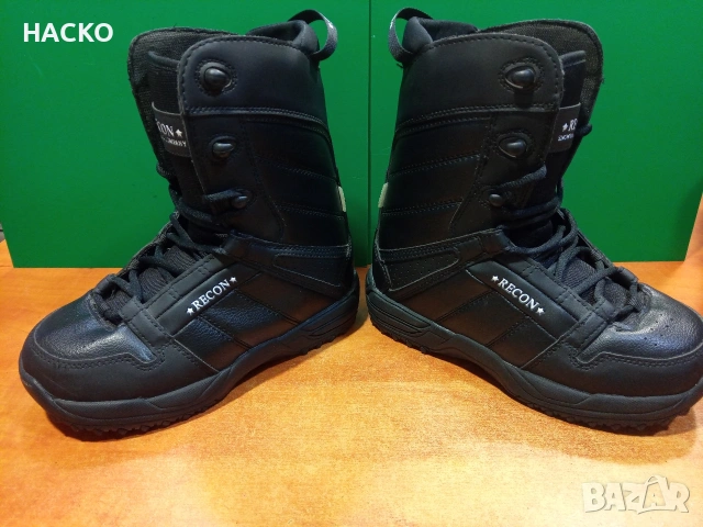 ОБУВКИ ЗА СНОУБОРД RECON Номер 37,5 Стелка 24 см. 100% Оригинални Внос от Англия, снимка 4 - Зимни спортове - 53035404