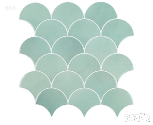 Самозалепваща се стенна плочка (10 листа)