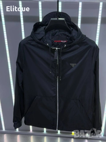 мъжки якета/ ветровки на едро клас оригинал prada, снимка 11 - Якета - 53067674