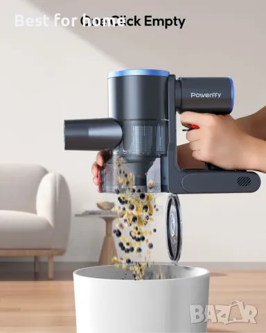 Супер мощна безжична прахосмукачка Powerffy N10, снимка 7 - Прахосмукачки - 49972993