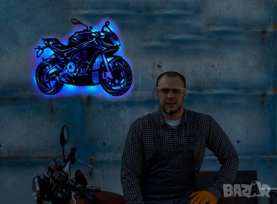   Нощна лампа с LED и Дървен Дизайн за Стена   , снимка 3 - Декорация за дома - 51685879