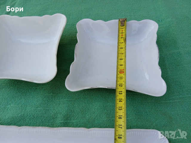 Немски порцелан  3 части, снимка 8 - Чинии - 36224376