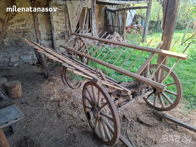 Конска каруца ., снимка 2 - Антикварни и старинни предмети - 51949593