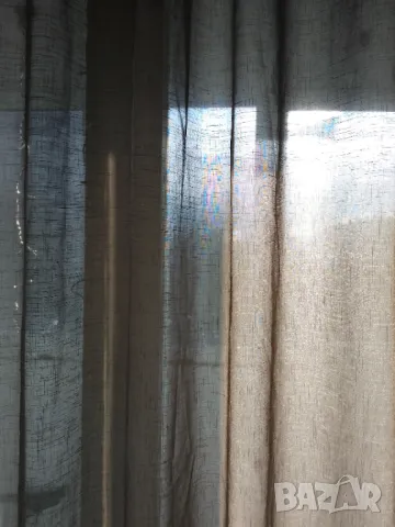 Кафяво полупрозрачно перде, снимка 2 - Пердета и завеси - 48701232