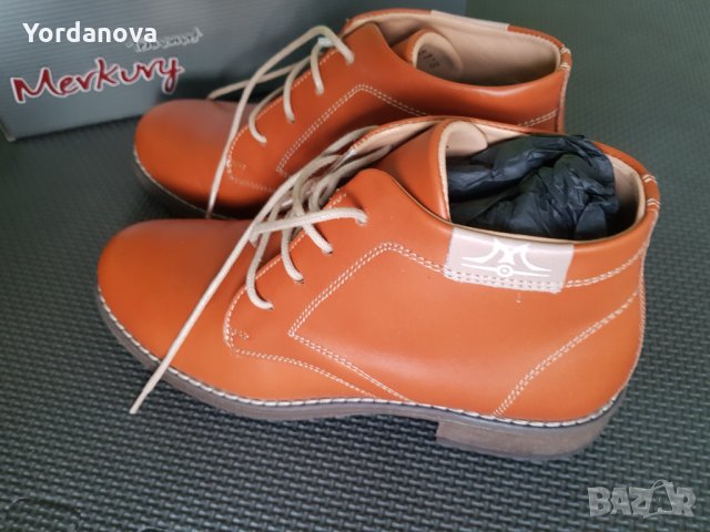 Нови Дамски Боти от Естествена Кожа, снимка 3 - Дамски боти - 36026941