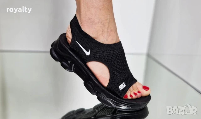 Nike черни дамски сандали , снимка 4 - Сандали - 51224446