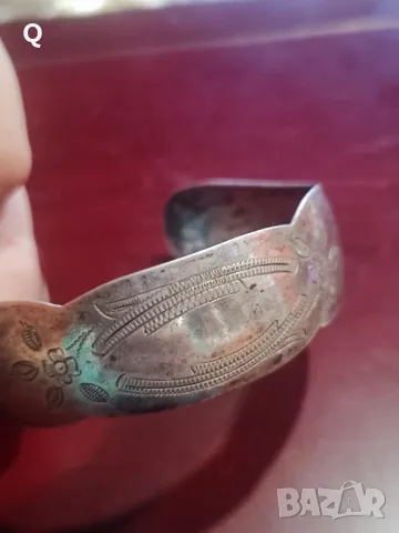 Стара сребърена гривна 