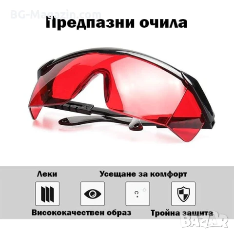 Мощен акумулаторен син лазер 5000mW пойнтер горящ палещ клечка кибрит пука балон батерии 16340, снимка 2 - Друга електроника - 51040617