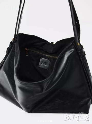 Чанта на Zara с метален детайл 👛, снимка 6 - Чанти - 53840006