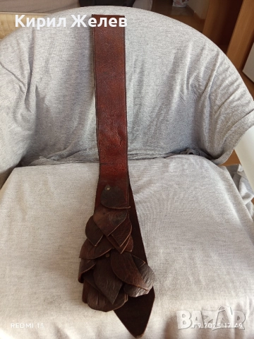 Винтидж кожен колан Арт дизайн много красив 26582