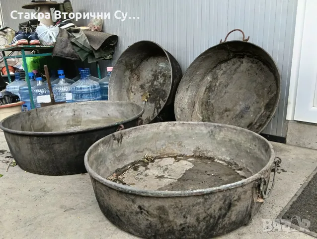 Стари медни съдове, снимка 9 - Антикварни и старинни предмети - 56205925