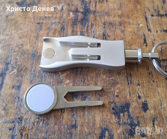 голф divot инструмент ключодържател метален с магнит, снимка 4 - Голф - 53631630