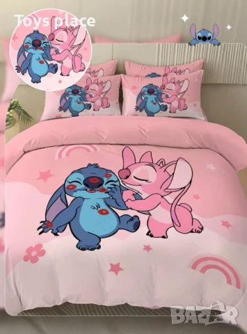 Спален комплект 2 части Лило и Стич Lilo and Stitch 135*200см , снимка 9 - Спално бельо и завивки - 50822394