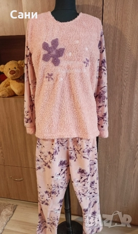Пухена зимна пижама , снимка 2 - Пижами - 42140584