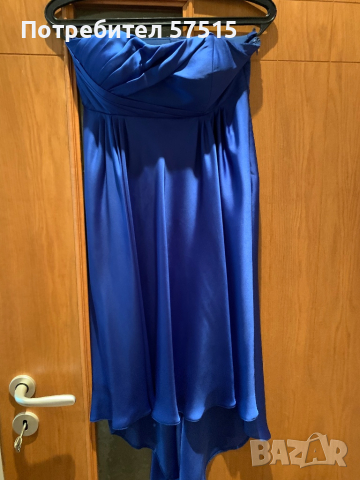 Официална синя рокля -бал, снимка 2 - Рокли - 36190874