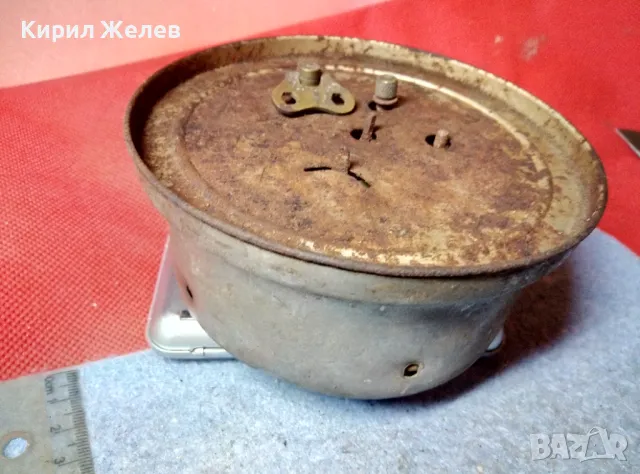 Старинен КОЛЕКЦИОНЕРСКИ НЕМСКИ МЕХАНИЧЕН БУДИЛНИК РЕТРО НАСТОЛЕН ЧАСОВНИК 44041, снимка 7 - Антикварни и старинни предмети - 47685930