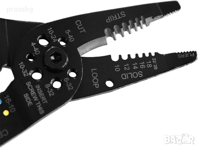 клещи за заголване на кабели, рязане и кримпване, Германия, снимка 12 - Клещи - 35535365