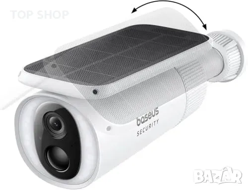 Нова Слънчева камера за видеонаблюдение 2K, водоустойчива, WiFi соларна