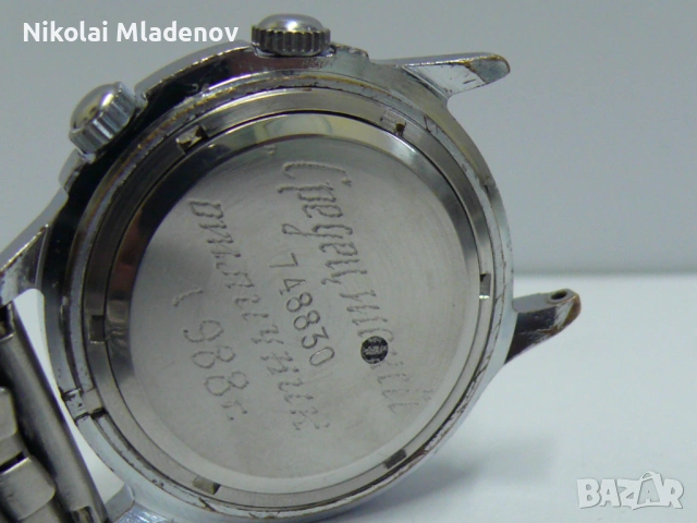 Съветски Полет/POLJOT Звънчев Мъжки ръчен часовник, работещ, снимка 8 - Мъжки - 53277248