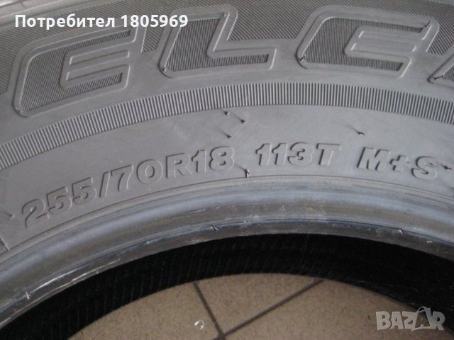 4бр. летни гуми 255/70/18 Bridgestone, снимка 9 - Гуми и джанти - 41222835