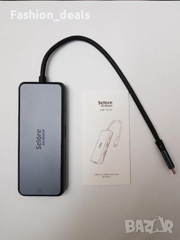 Нова USB C докинг станция с двоен монитор и 2 HDM/100W PD/лаптоп, снимка 13 - Друга електроника - 41502603