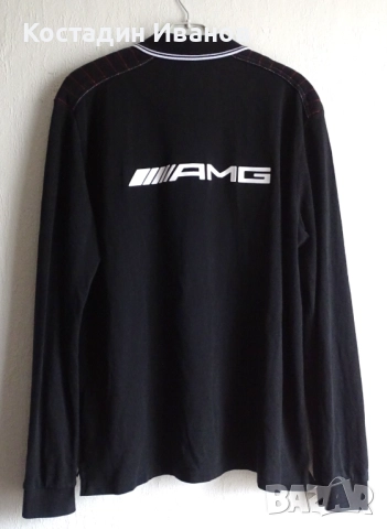 Mercedes-AMG поло блуза с дълъг ръкав Daimler AG, снимка 3 - Блузи - 52594015