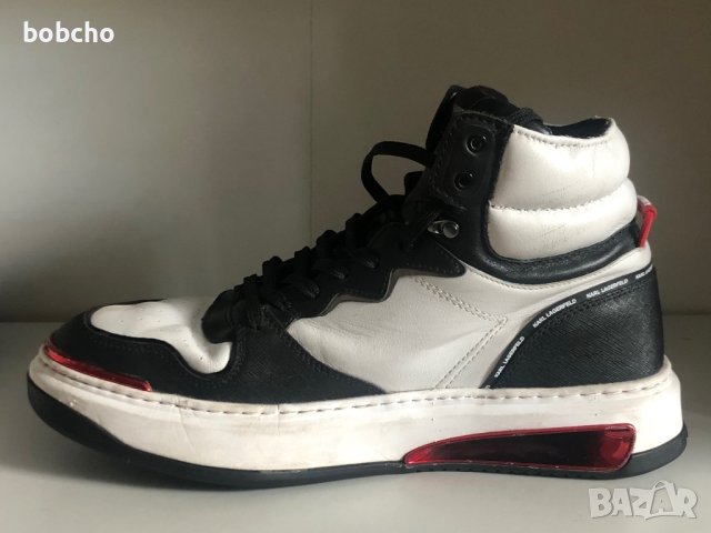 Karl Lagerfeld hi-top sneakers-Отлични, снимка 6 - Маратонки - 41828369