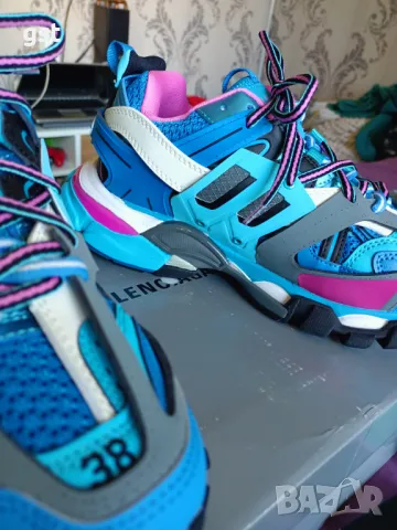 Balenciag Blue 💙 Pink Уникални Унисекс Мъжки дамски кецове маратонки , снимка 3 - Маратонки - 50086389