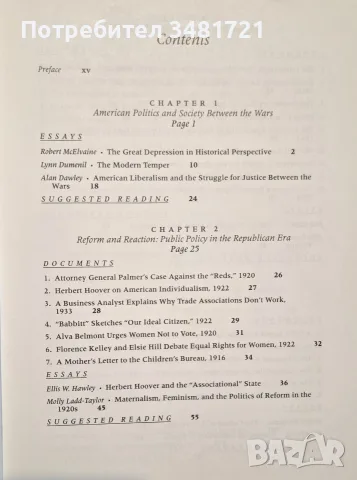 Major Problems in American History 1920-1945. Documents and Essays, снимка 2 - История, политика и общество - 55822129