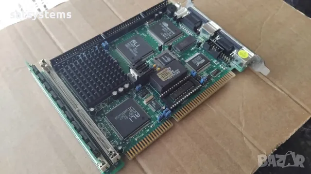 HS-5X86HVGA REV:1.6 ICP Board ISA Slot Industrial Motherboard CPU+RAM, снимка 4 - Дънни платки - 49942647