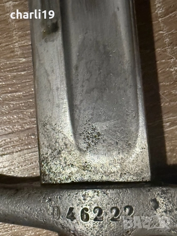 Френски щик ШАСПО 1868 г, снимка 13 - Антикварни и старинни предмети - 52641118