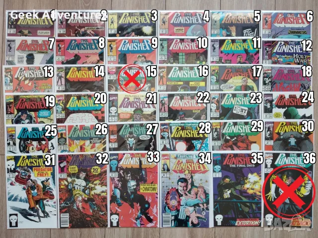 Comic Books/Комикси 2/2 - Punisher, X-Men, Hulk, Batman, Superman, JLA, снимка 2 - Списания и комикси - 51846836
