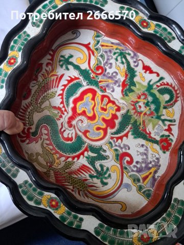 Китайска порцеланова чиния, снимка 14 - Антикварни и старинни предмети - 41271004