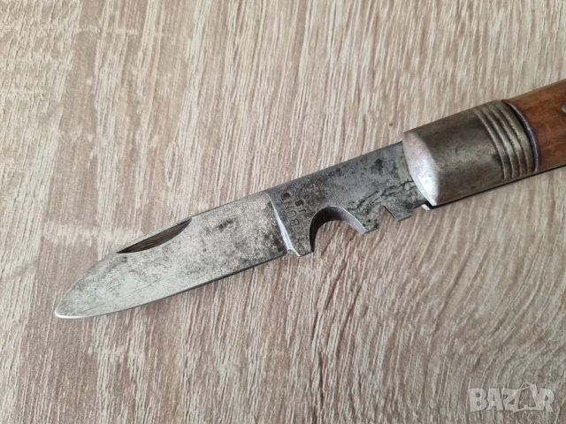 Стар немски кабелен сгъваем нож, снимка 2 - Ножове - 50532245